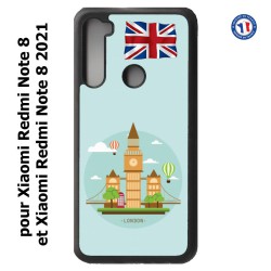 Coque pour Xiaomi Redmi Note 8 et Note 8 2021 Monuments Londres - Big Ben
