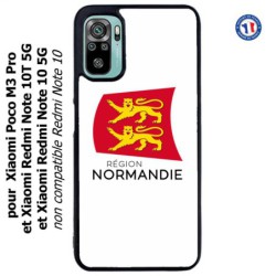 Coque pour Xiaomi Poco M3 Pro Logo Normandie - Écusson Normandie - 2 léopards