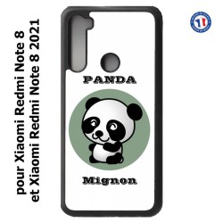 Coque pour Xiaomi Redmi Note 8 et Note 8 2021 Panda tout mignon