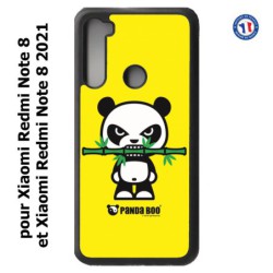 Coque pour Xiaomi Redmi Note 8 et Note 8 2021 PANDA BOO© Bamboo à pleine dents - coque humour