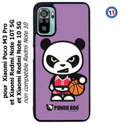 Coque pour Xiaomi Redmi Note 10 5G et 10T 5G PANDA BOO© Basket Sport Ballon - coque humour