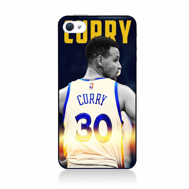 Coque noire pour IPHONE 5C Stephen Curry Golden State Warriors Basket 30