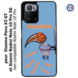 Coque pour Xiaomi Redmi Note 10 PRO 5G fan Basket