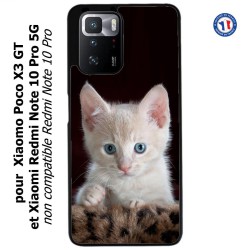 Coque pour Xiaomi Poco X3 GT Bébé chat tout mignon - chaton yeux bleus