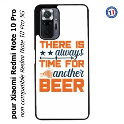 Coque pour Xiaomi Redmi Note 10 PRO Always time for another Beer Humour Bière