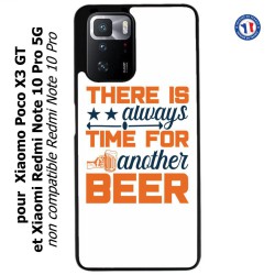 Coque pour Xiaomi Redmi Note 10 PRO 5G Always time for another Beer Humour Bière