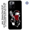 Coque pour Xiaomi Redmi Note 10 PRO 5G Blanche foulard Rouge Gourdin Dessin animé