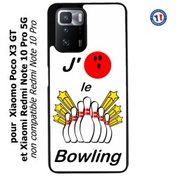 Coque pour Xiaomi Poco X3 GT J'aime le Bowling