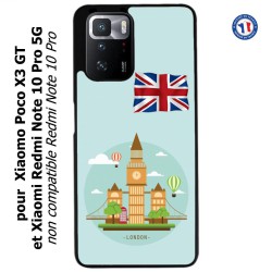 Coque pour Xiaomi Redmi Note 10 PRO 5G Monuments Londres - Big Ben