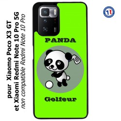 Coque pour Xiaomi Poco X3 GT Panda golfeur - sport golf - panda mignon