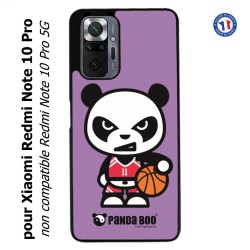 Coque pour Xiaomi Redmi Note 10 PRO PANDA BOO© Basket Sport Ballon - coque humour