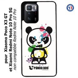Coque pour Xiaomi Redmi Note 10 PRO 5G PANDA BOO© paintball color flash - coque humour