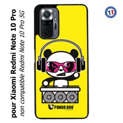Coque pour Xiaomi Redmi Note 10 PRO PANDA BOO© DJ music - coque humour