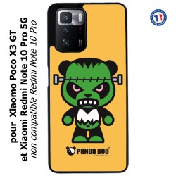 Coque pour Xiaomi Redmi Note 10 PRO 5G PANDA BOO© Frankenstein monstre - coque humour