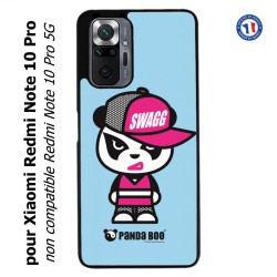Coque pour Xiaomi Redmi Note 10 PRO PANDA BOO© Miss Panda SWAG - coque humour