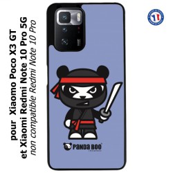 Coque pour Xiaomi Poco X3 GT PANDA BOO© Ninja Boo noir - coque humour