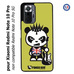 Coque pour Xiaomi Redmi Note 10 PRO PANDA BOO© Punk Musique Guitare - coque humour