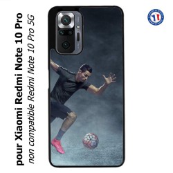 Coque pour Xiaomi Redmi Note 10 PRO Cristiano Ronaldo club foot Turin Football course ballon