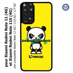 Coque pour Xiaomi Redmi Note 11 (4G) et Note 11S (4G) PANDA BOO© Bamboo à pleine dents - coque humour