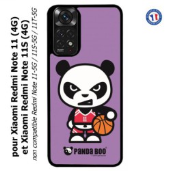 Coque pour Xiaomi Redmi Note 11 (4G) et Note 11S (4G) PANDA BOO© Basket Sport Ballon - coque humour