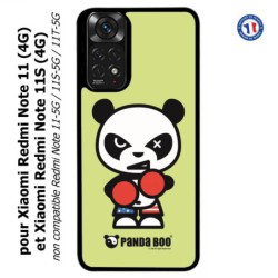 Coque pour Xiaomi Redmi Note 11 (4G) et Note 11S (4G) PANDA BOO© Boxeur - coque humour