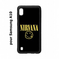 Coque noire pour Samsung Galaxy A10 Nirvana Musique
