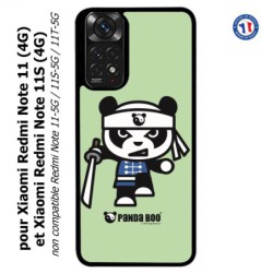 Coque pour Xiaomi Redmi Note 11 (4G) et Note 11S (4G) PANDA BOO© Ninja Boo - coque humour