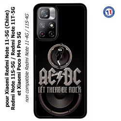 Coque pour Xiaomi Poco M4 Pro 5G groupe rock AC/DC musique rock ACDC