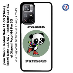 Coque pour Xiaomi Poco M4 Pro 5G Panda patineur patineuse - sport patinage
