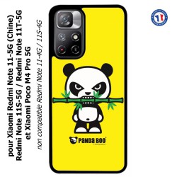 Coque pour Xiaomi Poco M4 Pro 5G PANDA BOO© Bamboo à pleine dents - coque humour