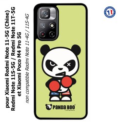 Coque pour Xiaomi Poco M4 Pro 5G PANDA BOO© Boxeur - coque humour