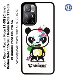 Coque pour Xiaomi Poco M4 Pro 5G PANDA BOO© paintball color flash - coque humour