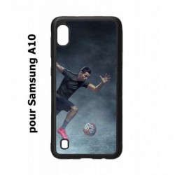 Coque noire pour Samsung Galaxy A10 Cristiano Ronaldo Juventus Turin Football course ballon