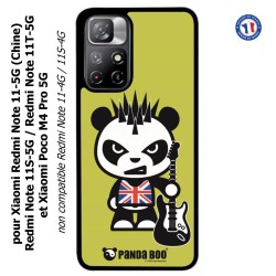 Coque pour Xiaomi Poco M4 Pro 5G PANDA BOO© Punk Musique Guitare - coque humour