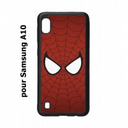 Coque noire pour Samsung Galaxy A10 les yeux de Spiderman - Spiderman Eyes - toile Spiderman