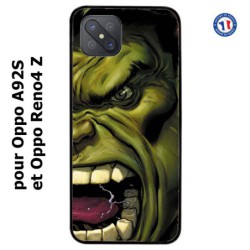Coque pour Oppo A92S Monstre Vert Hurlant