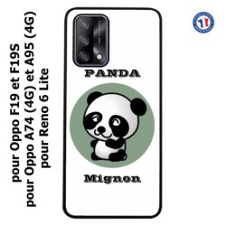 Coque pour Oppo F19 et F19S Panda tout mignon