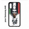 Coque noire pour Samsung Galaxy A40 Ronaldo CR7 Juventus Foot