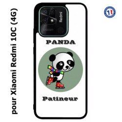 Coque pour Xiaomi Redmi 10C (4G) Panda patineur patineuse - sport patinage