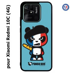 Coque pour Xiaomi Redmi 10C (4G) PANDA BOO© Français béret baguette - coque humour