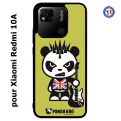Coque pour Xiaomi Redmi 10A PANDA BOO© Punk Musique Guitare - coque humour