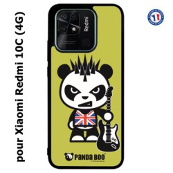 Coque pour Xiaomi Redmi 10C (4G) PANDA BOO© Punk Musique Guitare - coque humour