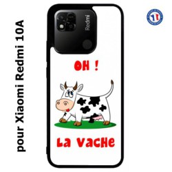 Coque pour Xiaomi Redmi 10A Oh la vache - coque humoristique