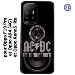 Coque pour Oppo A94 (4G) groupe rock AC/DC musique rock ACDC