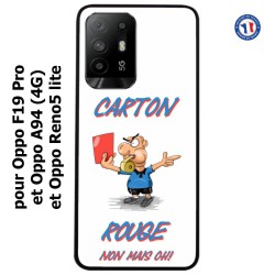 Coque pour Oppo A94 (4G) Arbitre Carton Rouge