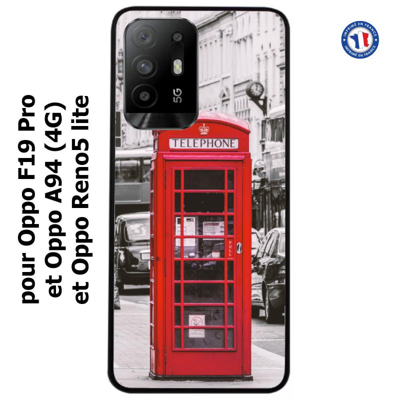 Coque pour Oppo A94 (4G) Cabine téléphone Londres - Cabine rouge London