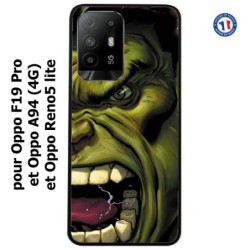 Coque pour Oppo A94 (4G) Monstre Vert Hurlant