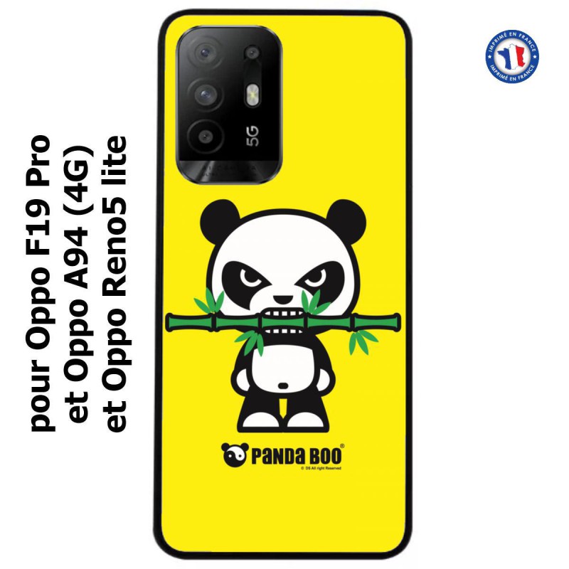 Coque pour Oppo A94 (4G) PANDA BOO© Bamboo à pleine dents - coque humour