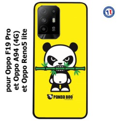 Coque pour Oppo F19 Pro PANDA BOO© Bamboo à pleine dents - coque humour