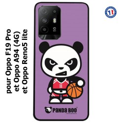 Coque pour Oppo F19 Pro PANDA BOO© Basket Sport Ballon - coque humour